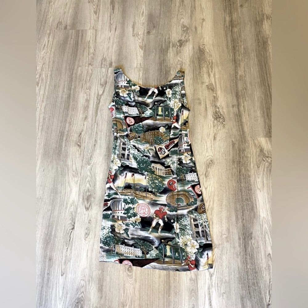 RARE VINTAGE UGA BULLDOGS GEORGIA FOOTBALL REYN SPOONER Dress xs